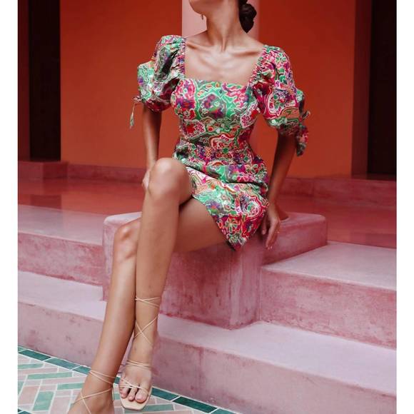 NEW CLEOBELLA nadine mini dress in panama - Picture 3 of 4